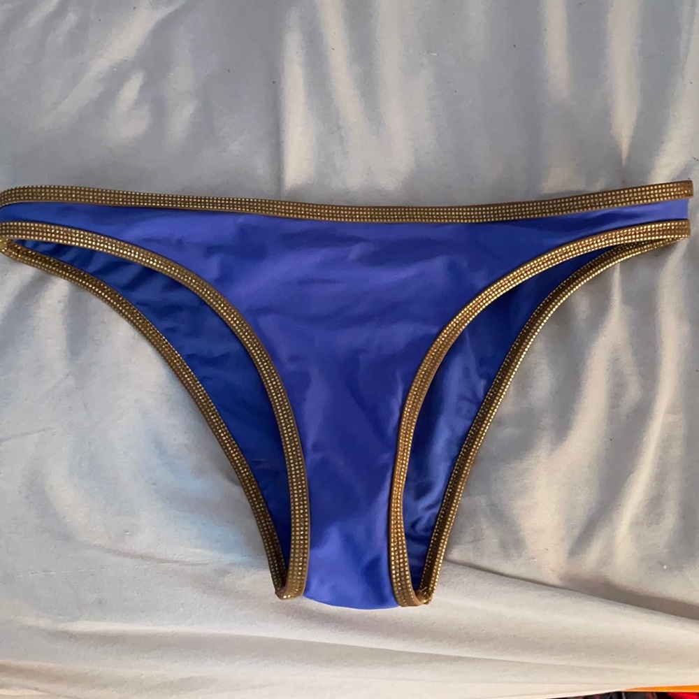 Aerie blue bathing suit bottoms
